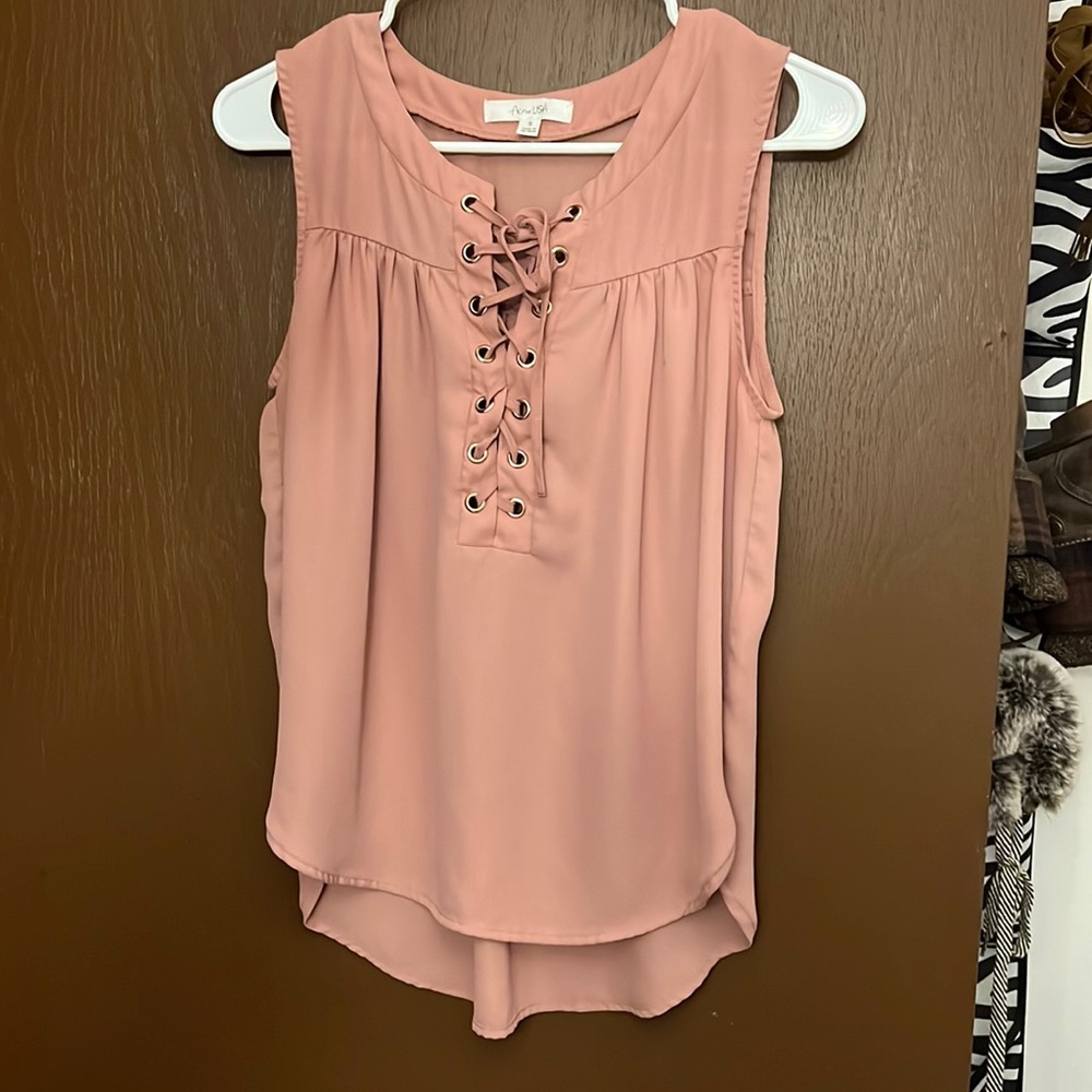 Dusty rose tank top